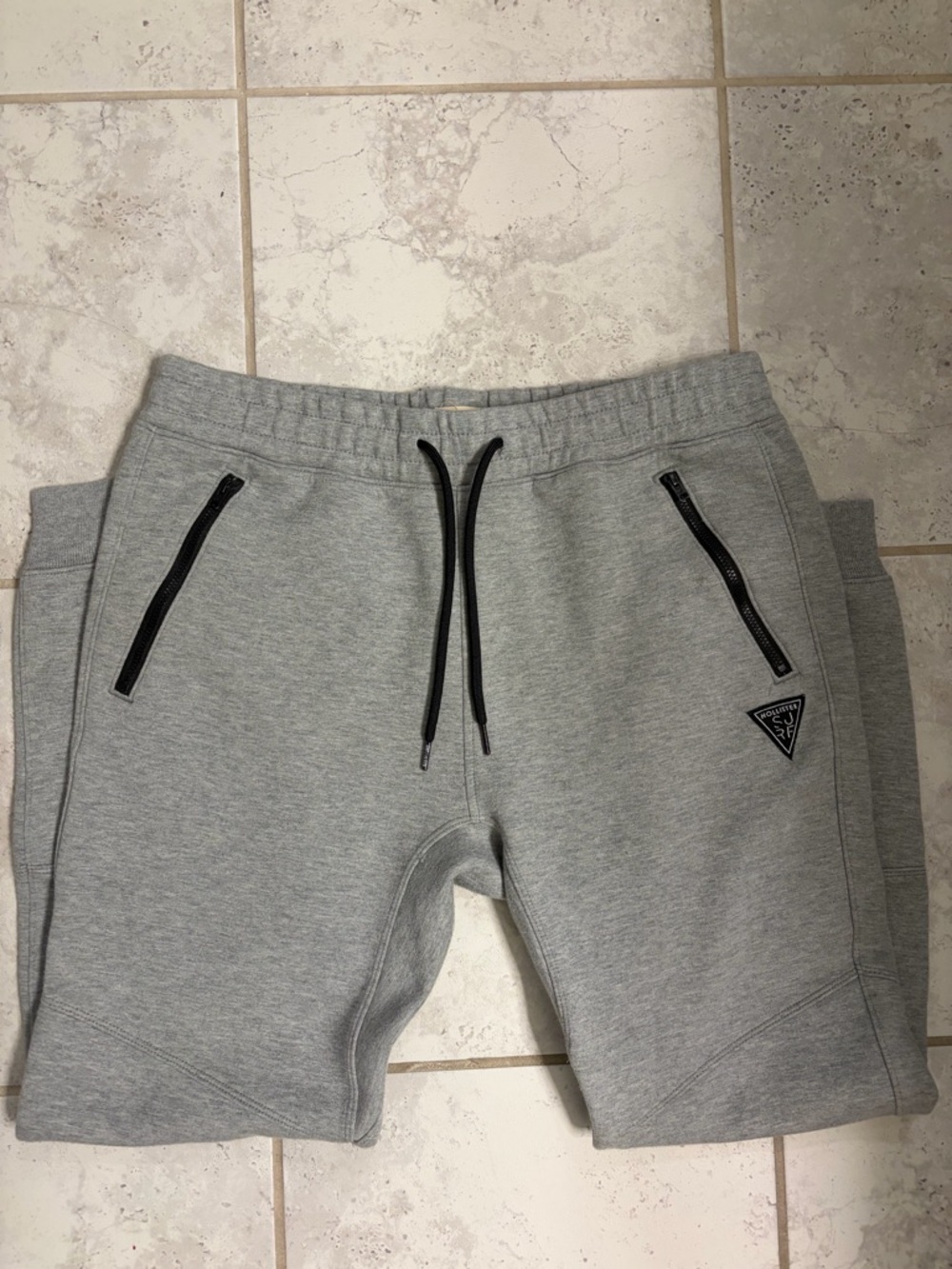 Hollister | Men’s Grey Jogger Sweatpants | Sz M - Picture 3 of 6
